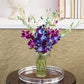 Kabloom Flowers - Mother'S Day Collection - 5 Blue And 5 Purple Orchid With Vase, Gift For Birthday, Sympathy, Anniversary, Get