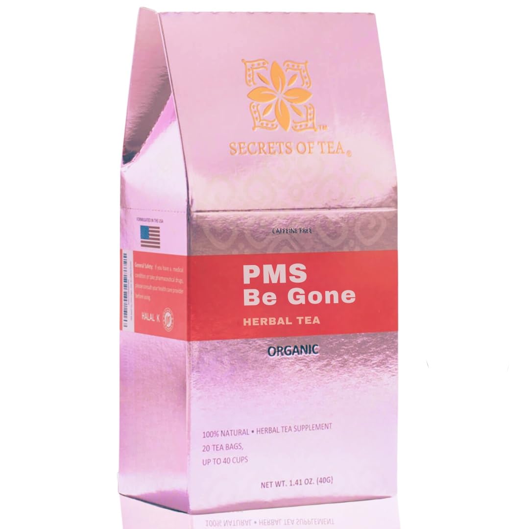 Secrets Of Tea Organic Pms Tea, 20 Tea Bags, 1.41 Oz