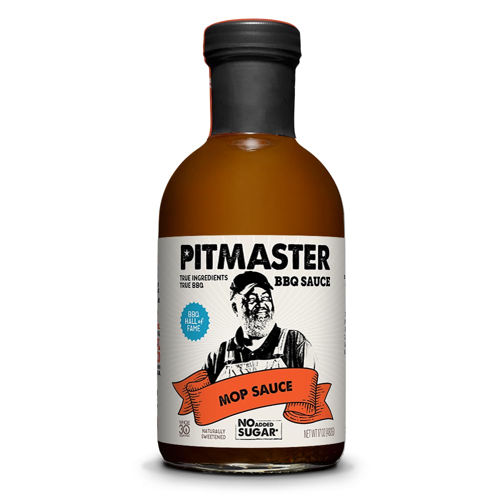 True Made Foods Ed Mitchell Genuine Pitmaster BBQ Sauce Variety Pack - 6 Flavor Collection for Grilling and Barbecue Recipes - I