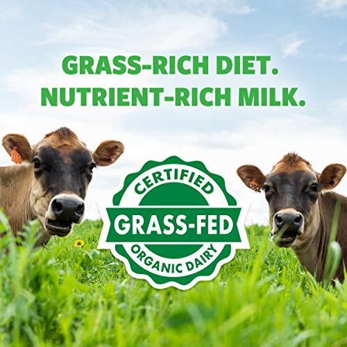 Organic Valley Grassmilk Half and Half - Organic, Grass Fed, Non GMO - 16 oz (Pint)