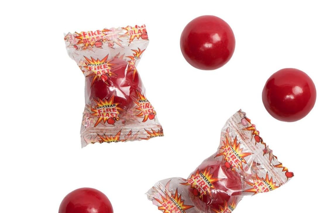 Nuclear Fire Blast Balls - 2 lbs of Hot Spicy Fire Fresh Individually Wrapped Cinnamon Hard Candy
