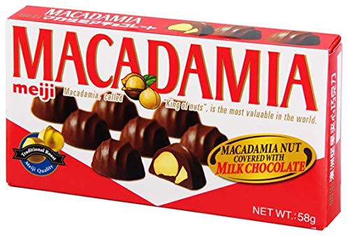 Meiji Macadamia Chocolate 2.26Oz (5 Pack)