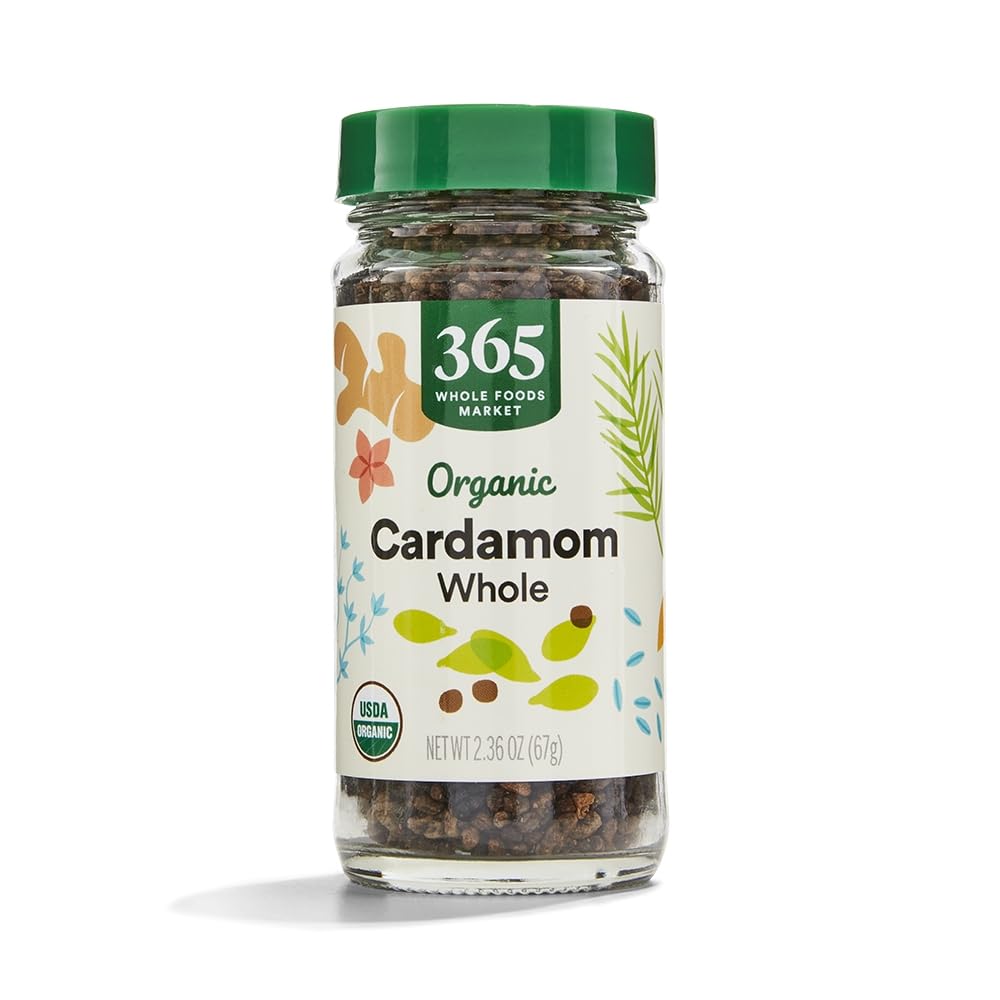365 by Whole Foods Market Organic Cardamom, 2.36 Ounce, Whole Spice