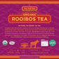 MY RED TEA Organic Rooibos Tea, Caffeine-Free, 80 Tagless Teabags, 6.8 Ounce, Sustainably Farmed in South Africa, Red