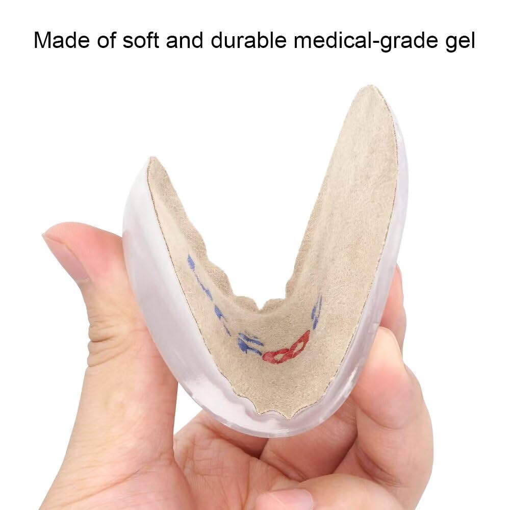 Dr.Foot Height Increase Insoles, Heel Cushion Inserts, Heel Lift Inserts For Leg Length Discrepancies (Small (1'' Height))