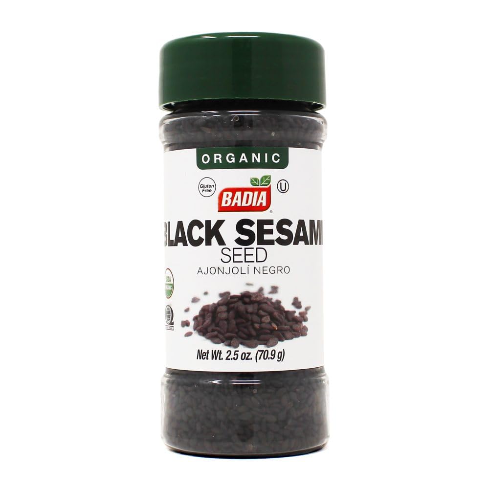 Badia Organic Black Sesame Seeds, 2.5-Ounce