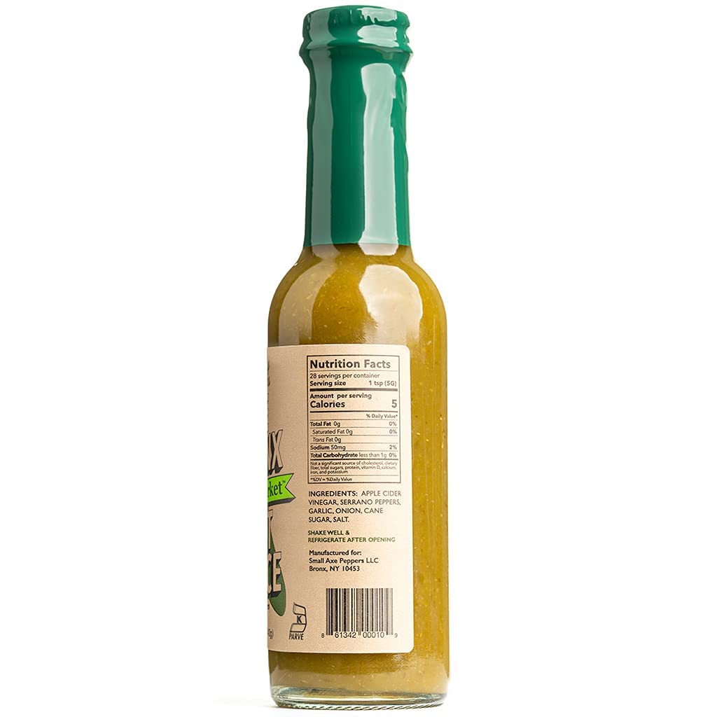 The Bronx Greenmarket Hot Sauce, Green, 5 Oz