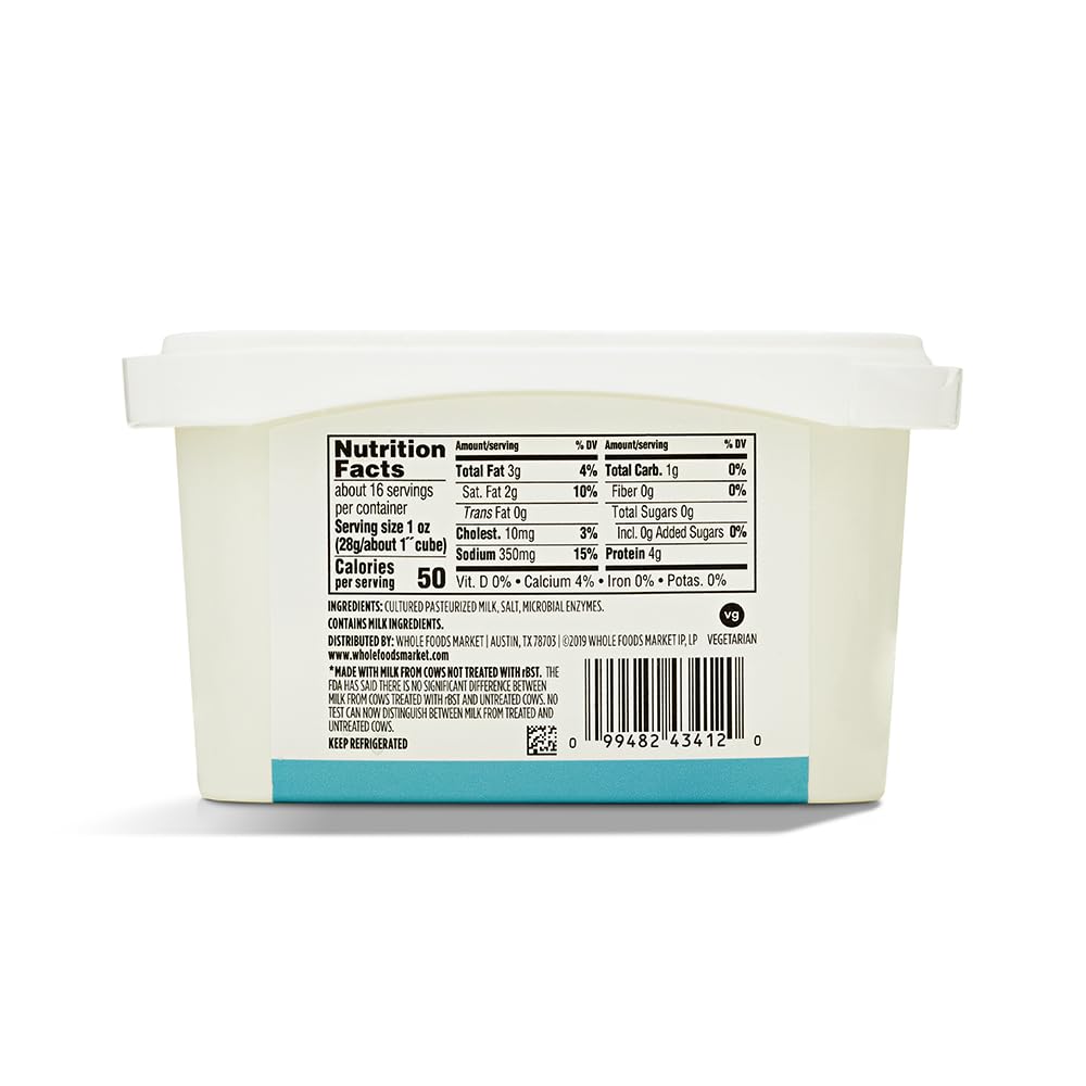 365 Everyday Value, Feta Cheese Block, 1 lb