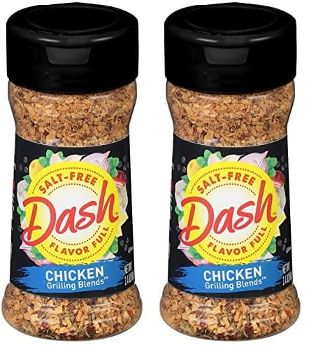 Dash Salt-Free Grilling Blend, Chicken, 2.4 Ounce (Pack Of 2)