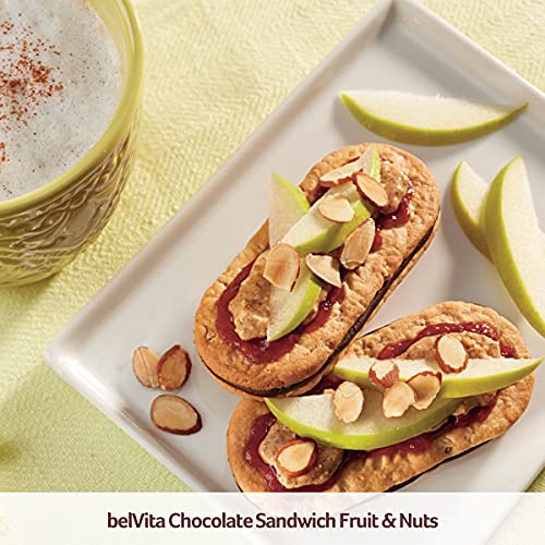belVita Sandwich Dark chocolate creme Breakfast Biscuits 12 Packs (2 Sandwiches Per Pack)