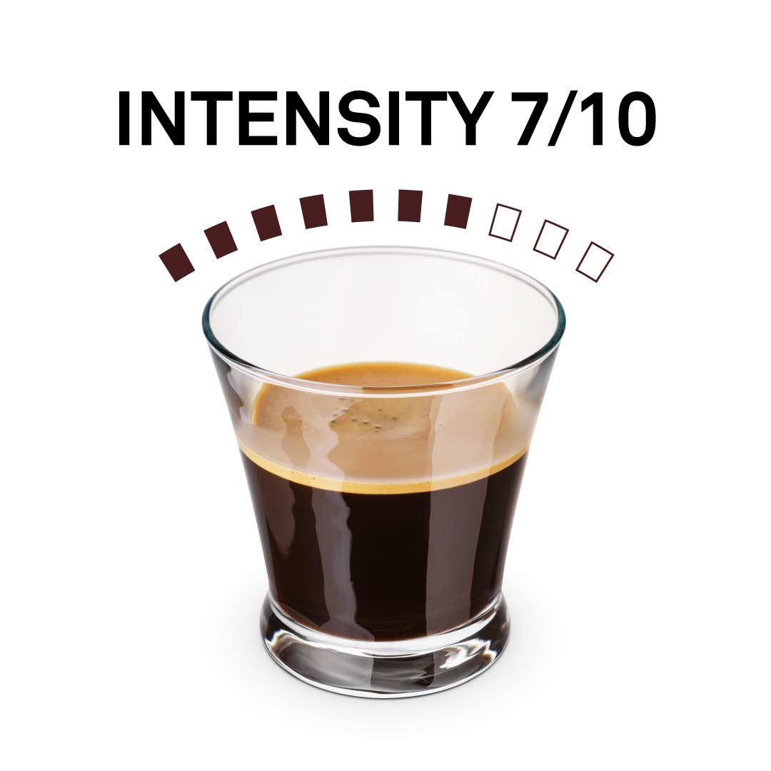 ITALIAN COFFEE FOR ESPRESSO LOVERS Coffee compact pieces, Compatible with Verismo & CBTL, LUNGO Blend, 80 Pods, 1 Count