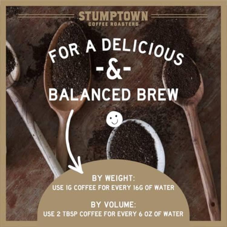 Stumptown Coffee Roasters Medium Roast Whole Bean Coffee | Organic | Hundred Mile | Jam and Toffee Notes | 24 Ounces