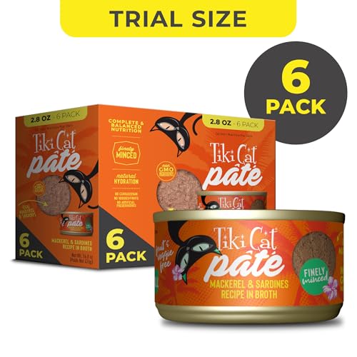 Tiki Cat Grill Pate Sardine & Mackerel, 2.8 oz. (6 Count)