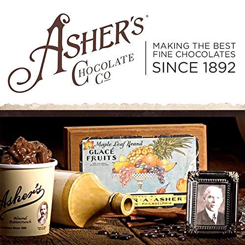 Ashers Chocolates Dark Chocolate Covered Graham  ers, 7.15 oz, Kosher, Small Batches, Family Owned Since 1892