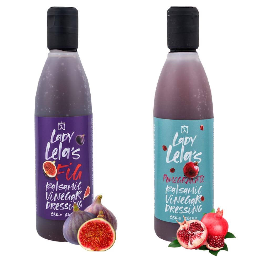 TO FILEMA TIS LELAS Greek Balsamic Vinegar & Glaze - Vegan, Organic, Gluten-Free - 2x 8.45oz (500ml)