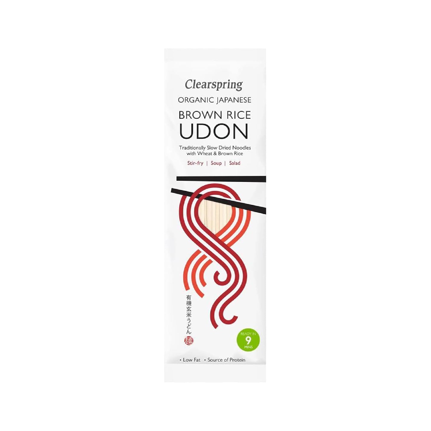 CLEARSPRING Organic Brown Rice Udon Noodle, 200 GR