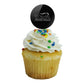 University Of Sioux Falls Secondary Logo Cupcake Picks Toppers Decoration Set Of 6