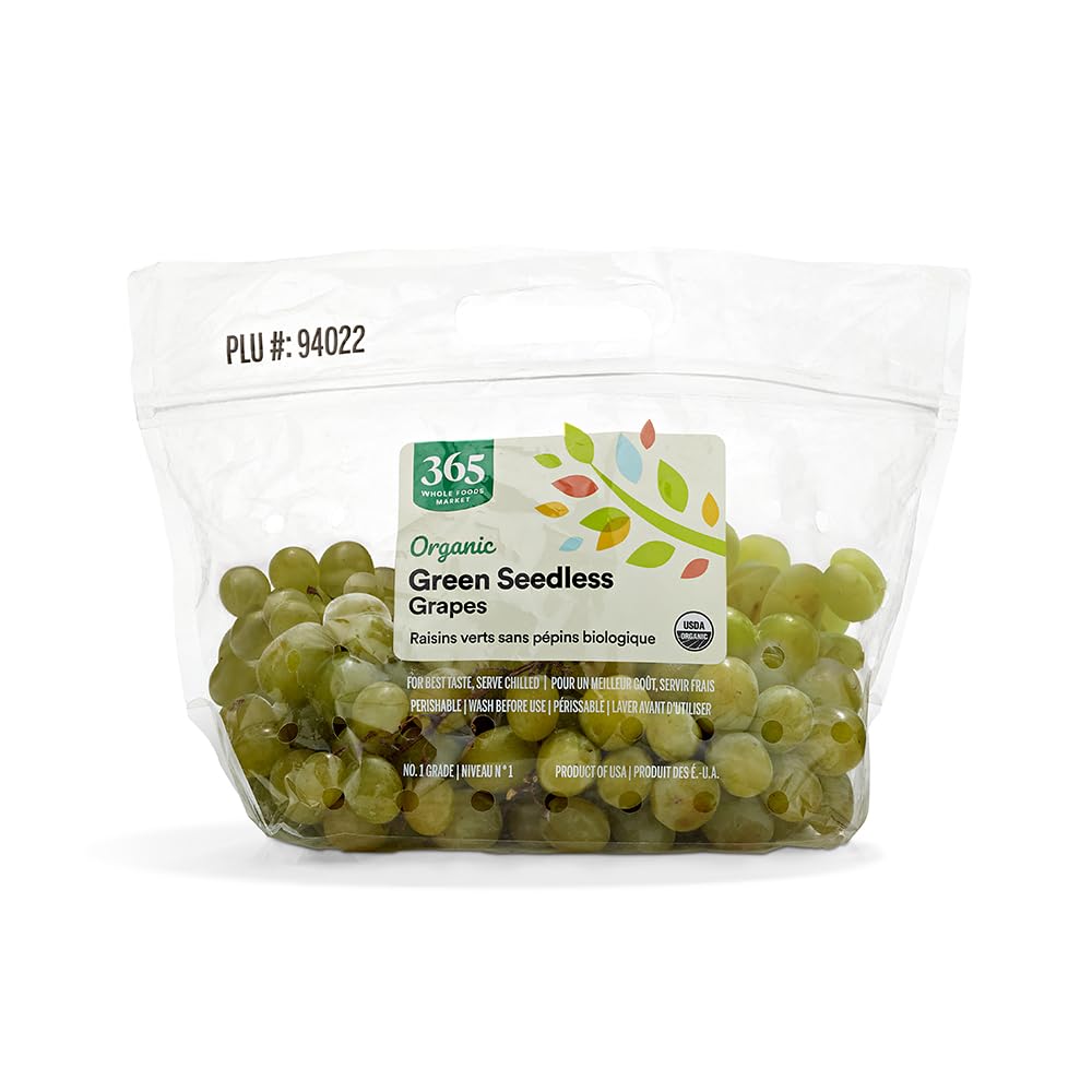 Organic Green Seedless Grapes