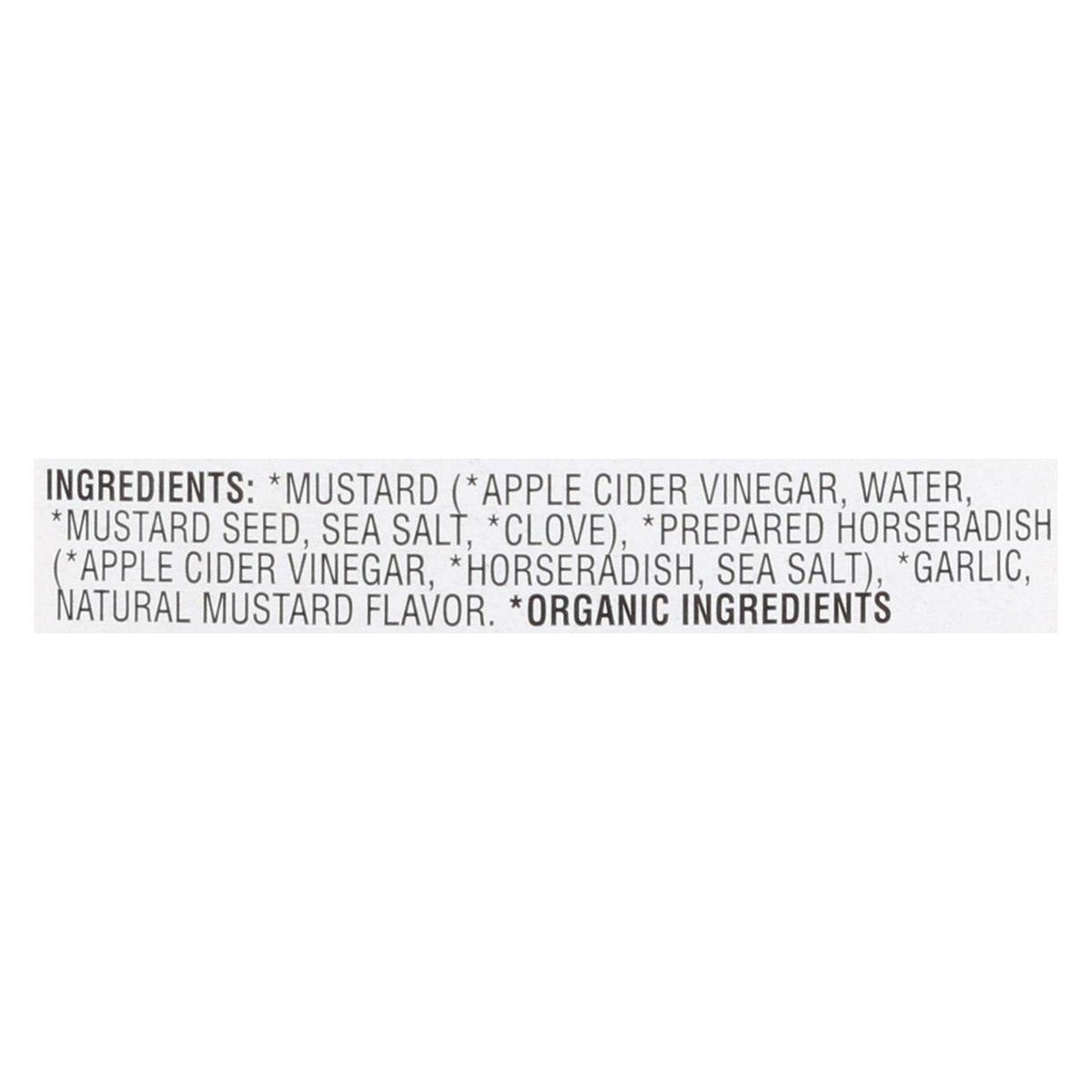Annie'S Naturals Horseradish Mustard (12X9 Oz)