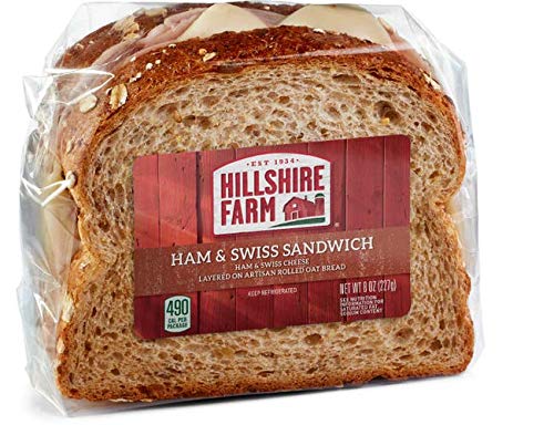 Hillshire Farm Ham And Swiss Sandwich, 0.5 Pound -- 10 Per Case