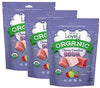 Lovely Candy Co. Organic Sour Chewy Candies 5oz Bag (3-pack) | Natural Raspberry, Apple & Cherry Flavors | Vegan, Gluten Free, N