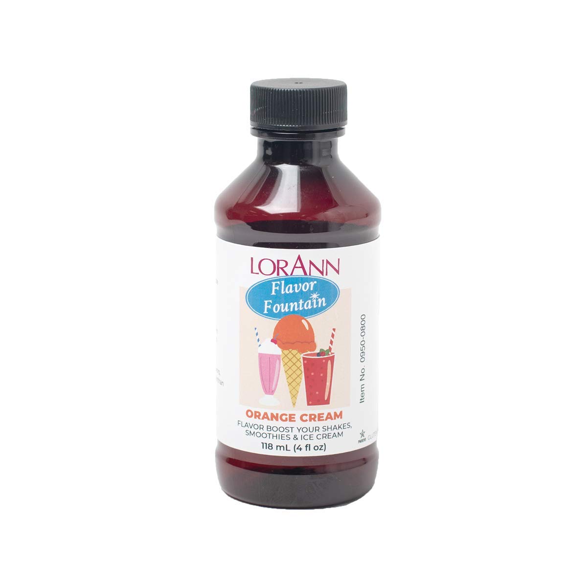 Lorann Orange Cream Flavor Fountain, 4 Oz Bottle