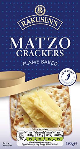 Rakusens Matzo Crackers 150g (Pack of 6)