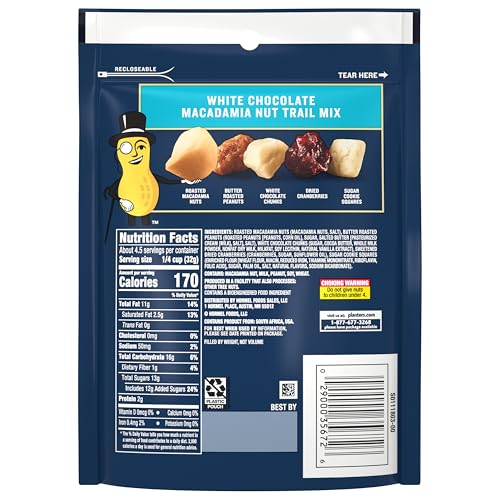 Planters Trail Mix White Chocolate Macadamia Nut 5oz