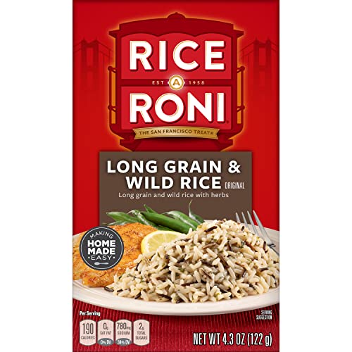 Rice-A-Roni, Rice Mix Long Grain and Wild, 4.3 oz