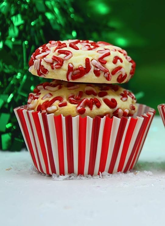 Holiday Sprinkles Set 12 Count 11.85 Oz Different Types in Box, Cake - Cookies Sprinkles For Christmas-Party, Kosher,Jimmies, St