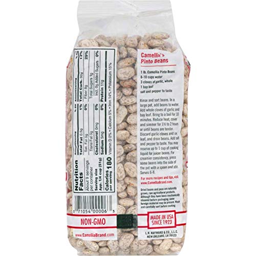 Camellia Brand Dried Pinto Beans, 1 Pound (Pack Of 2)