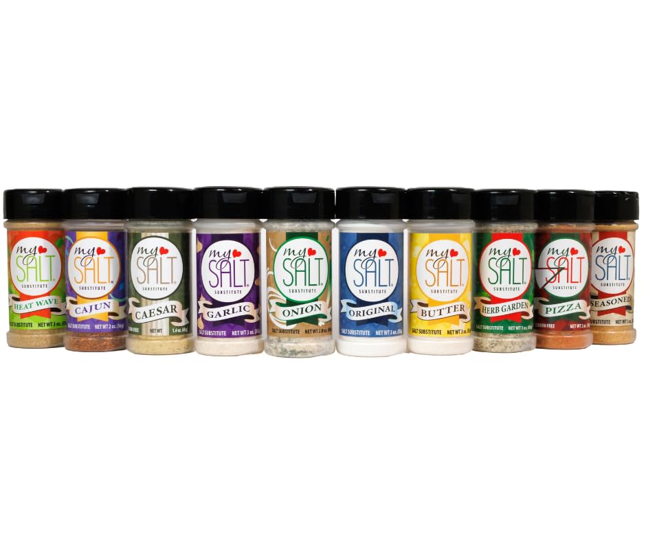 MySALT - Tastes Like Salt, Not a Substitute - Sodium-Free Salt Substitute with Clean Label Nutrients for Cooking & Table Use - 3