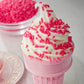 Pink Sprinkles - 2.2 Pounds - Bulk Hot Pink Sprinkles For Cupcakes - Princess Pink Jimmies - Pink Sprinkles For Baby Shower, Gender Reveal, Ice Cream, Cookies, Baking
