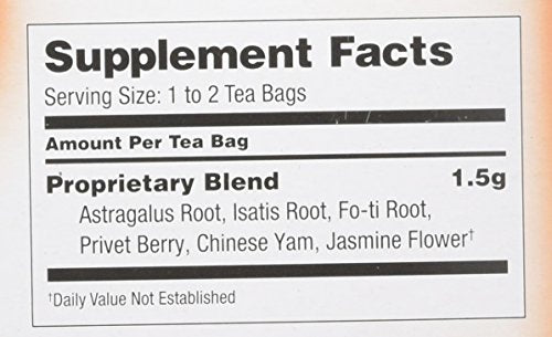 Bravo Tea Triple Immune Support Herbal Tea Caffeine Free, 20 Tea Bags