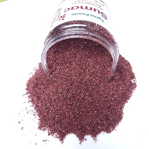 Sumac Spice - Organic and Extra Lemony Sumac Seasoning - 3.5 OZ Lebanese Grown