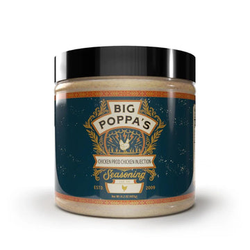 Big Poppas Juicy Poultry Injection - Savory Moisture-Locking Marinade For Chicken  Turkey  And Even Thighs & Wings - Signature Formula For Grilling  Aromatic Use  Roasting & Holiday Feasts (14.2 Oz)