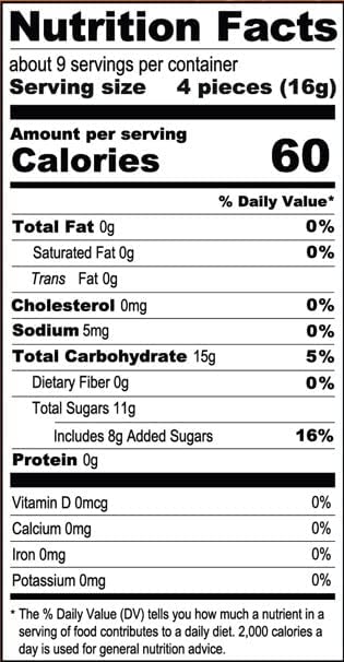 Balis Best Ginger Chews - Turmeric Flavor - 5.08oz Bag - Pack of 1