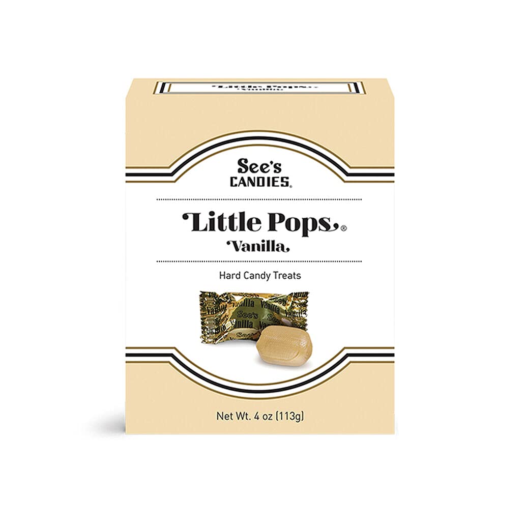Sees Candies Little Pops Vanilla - 4 oz (Pack of 1)