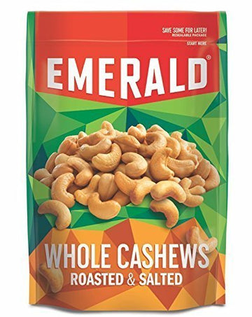Emerald Nuts Combo Variety Pack Featuring Whole Cashews & Salty Sweet Mixed Nuts | 5 Oz Resealable Bags | Kosher Certified, Non-Gmo, Contains No Artificial Preservatives, Flavors Or Synthetic Colors
