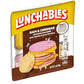 Lunchables Ham & Cheddar Cheese Cracker Stackers Kid Lunch Snack, 3.5 Oz Tray