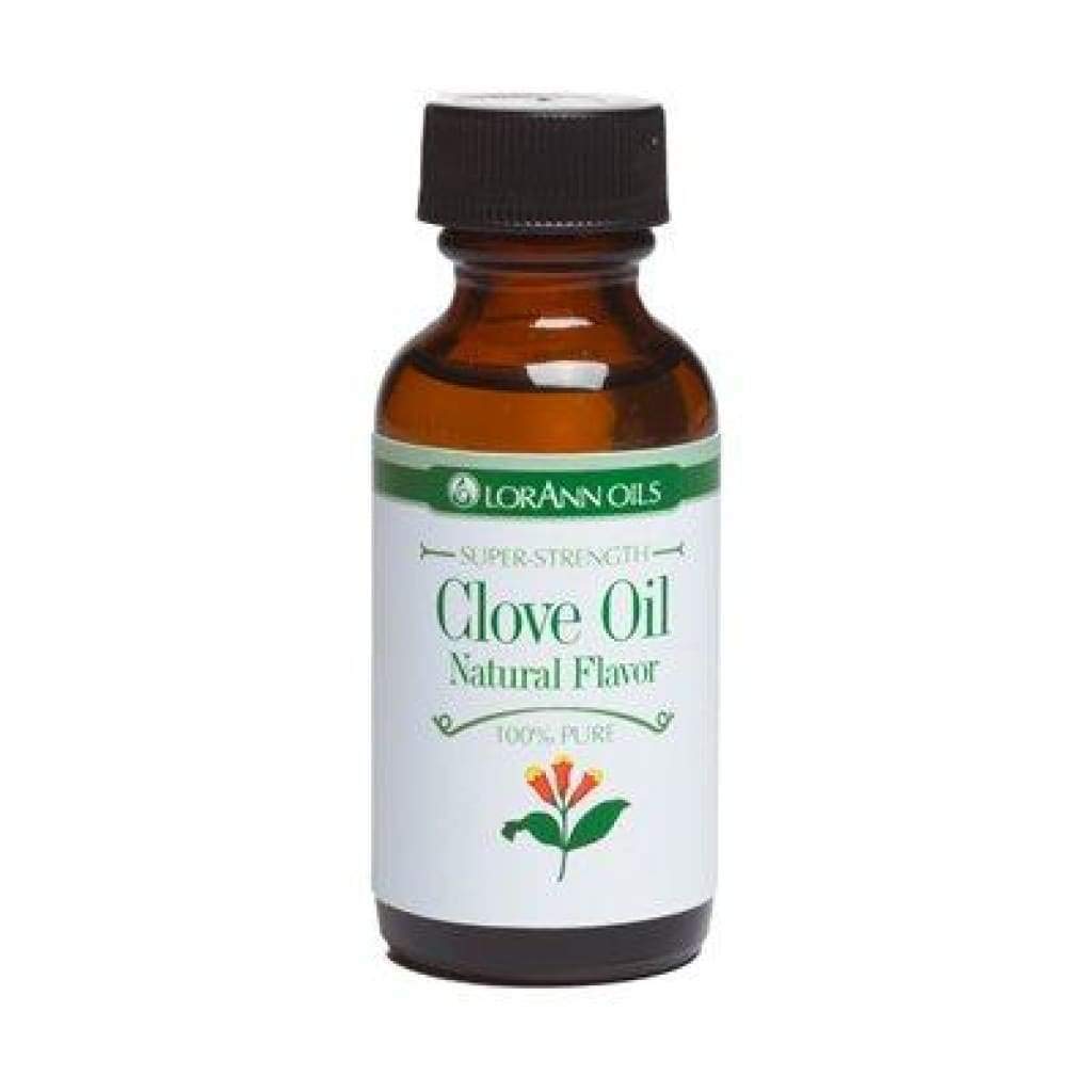LorAnn Clove Leaf Oil Natural Flavor, 1 oz Bottle, Clear to Pale Yellow, Model 0080