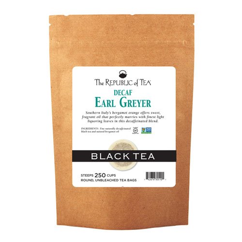 The Republic of Tea Decaf Earl Greyer Black Tea, 250 Count Refill Pack