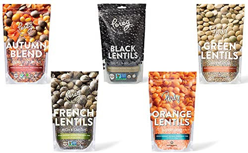 Pereg Du Puy French Green Lentils (16 Oz) - Lentil Beans Dry - Non-GMO & Additive Free - Ideal for Stews  Indian Curries  Tacos & Soups - Vegan Diet-Friendly - High In Protein & Fiber