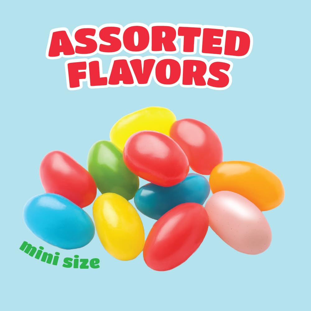 Jelly Beans - 5 Pound Bulk Pack - Assorted Fruit Flavors Candy - Mini Size