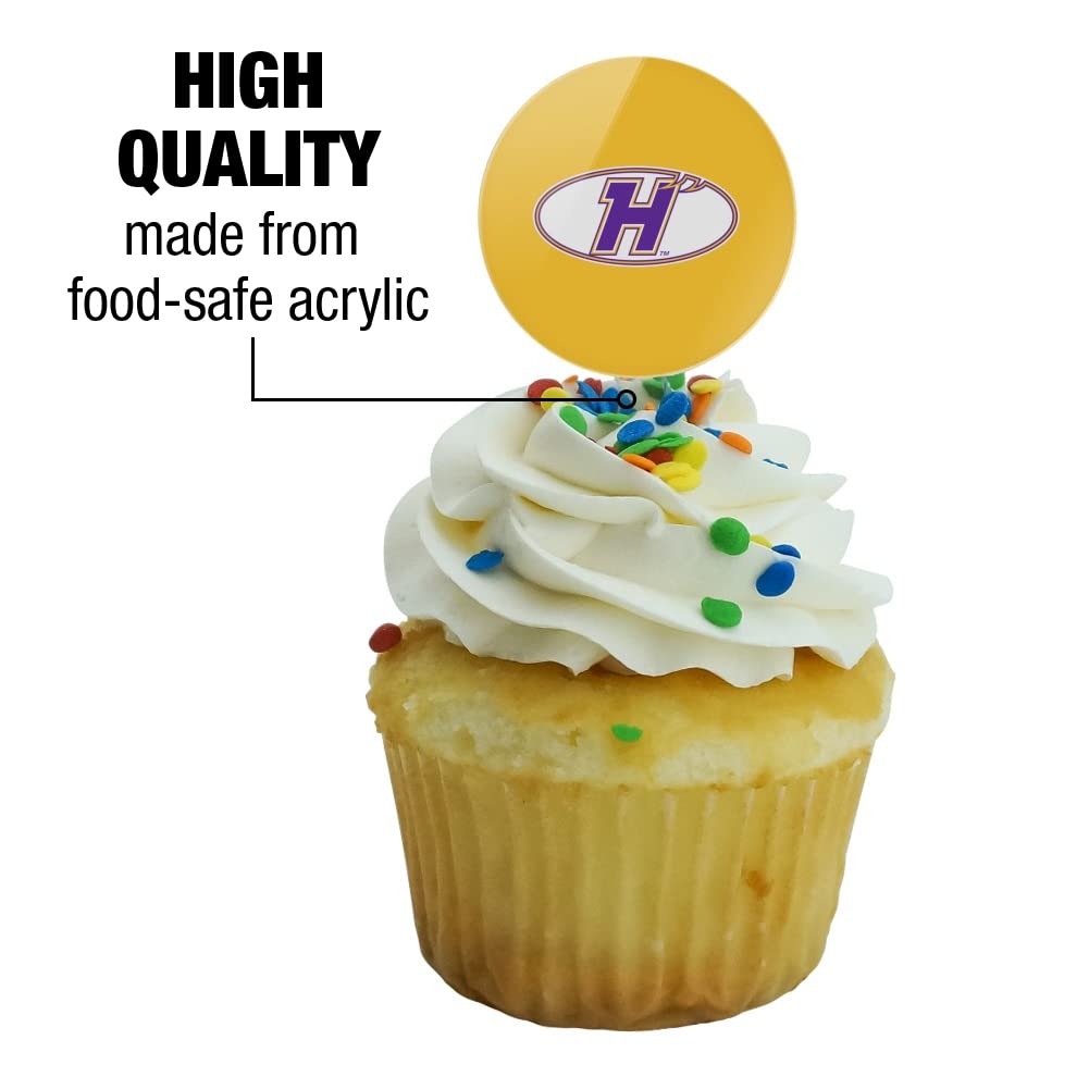 Hunter College Secondary Logo Cupcake Picks Toppers Decoration Set Of 6