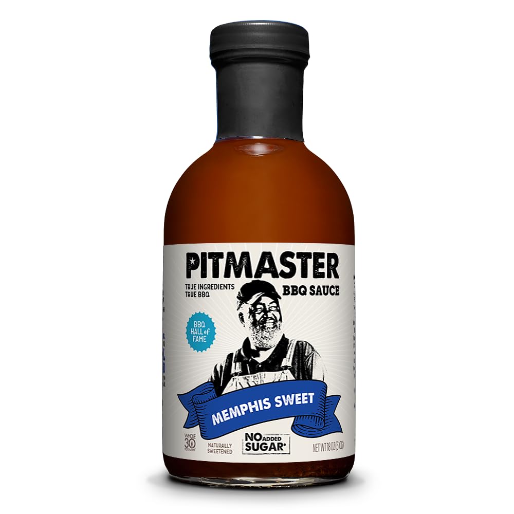 True Made Foods Ed Mitchell Genuine Pitmaster BBQ Sauce Variety Pack - 6 Flavor Collection for Grilling and Barbecue Recipes - I