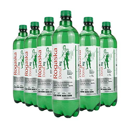 SORINA Rogaska Donat Mg Mineralwasser, 1L Bottle, Pack of 6