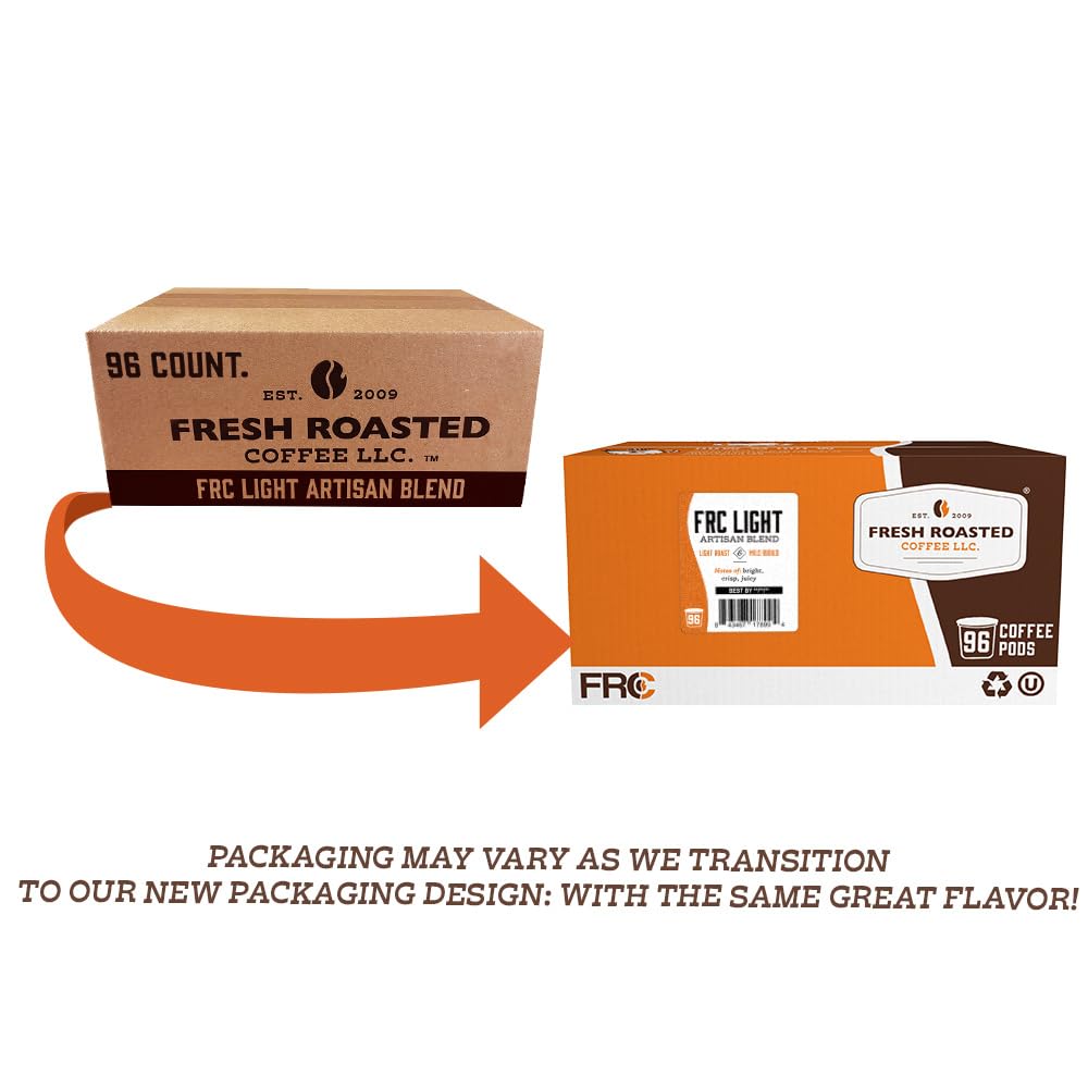 Fresh Roasted Coffee 100% Colombian Decaf K-Cup Compatible 96 Pods