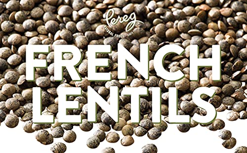 Pereg Du Puy French Green Lentils (16 Oz) - Lentil Beans Dry - Non-GMO & Additive Free - Ideal for Stews  Indian Curries  Tacos & Soups - Vegan Diet-Friendly - High In Protein & Fiber