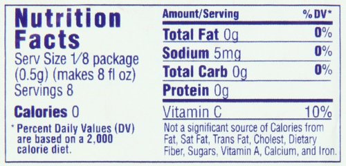 Kool-Aid Soft Drink Mix - Cherry Unsweetened, Caffeine Free, 0.13 oz/envelope, Pack of 15